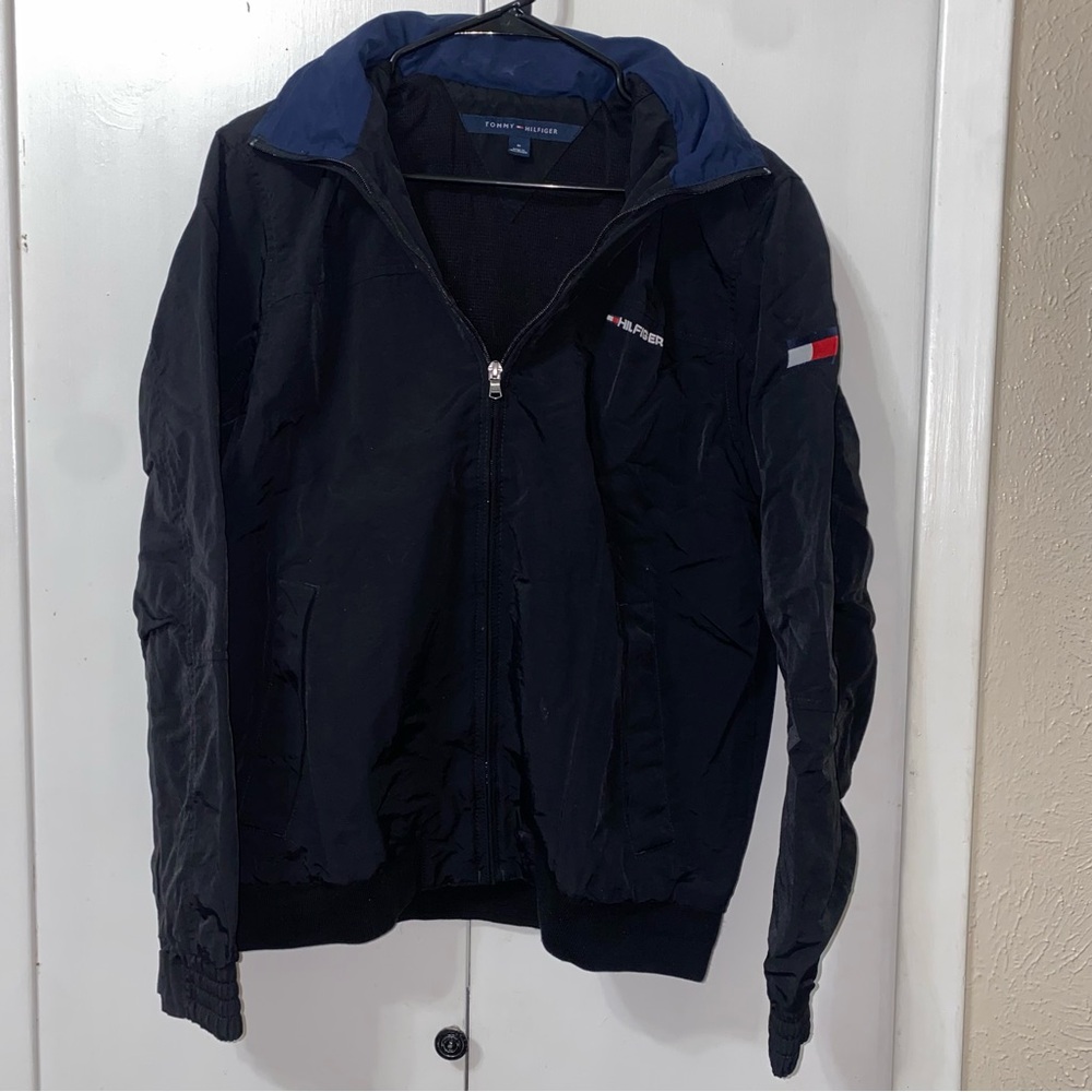 Tommy Hilfiger Men's Navy and Black Windbreaker